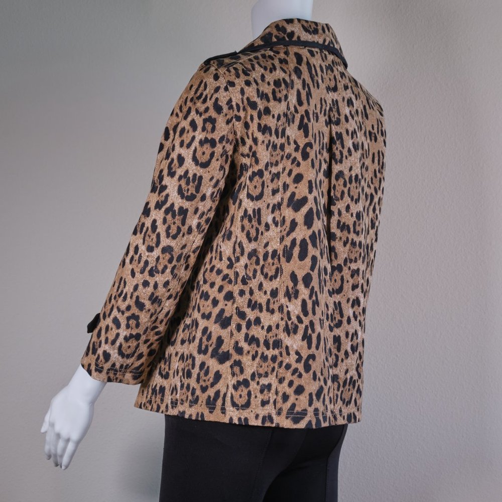 Whbm: Leopard Print Swing Jacket (Nwot) - image 7